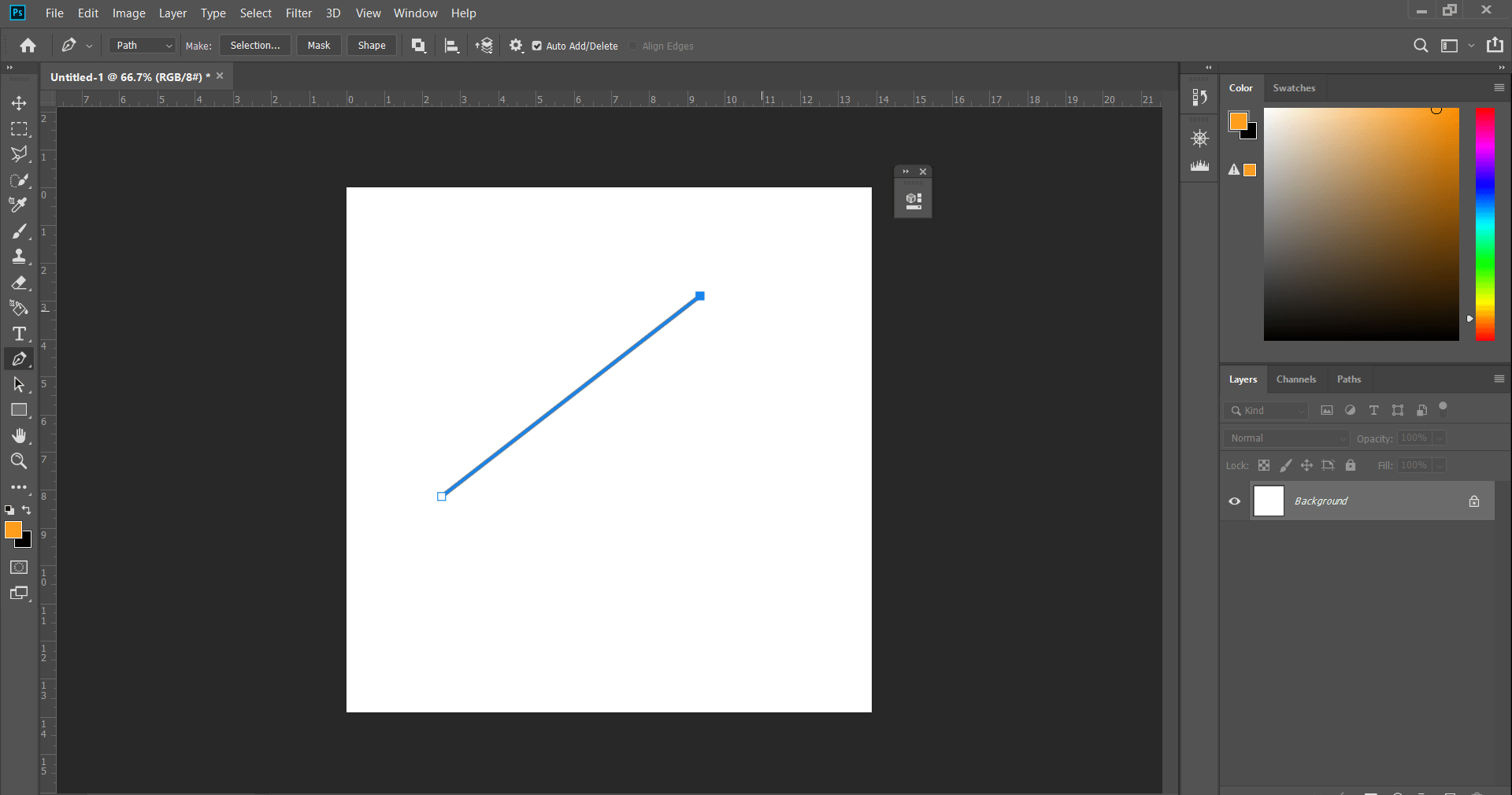 How to Make a Curved Line in Photoshop