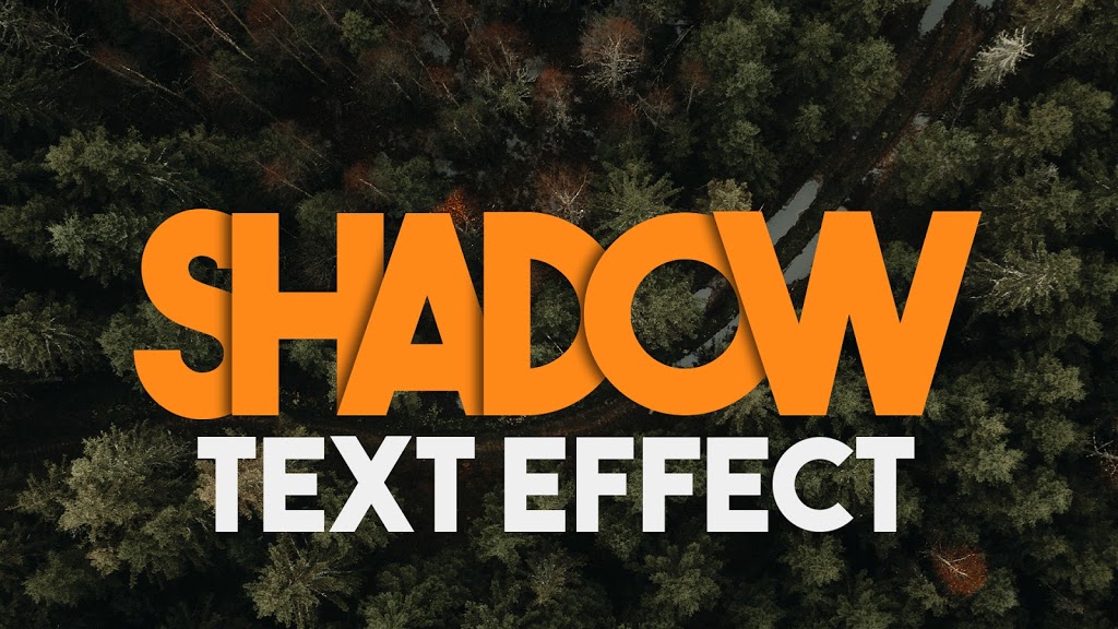 Shadow Text Effect On Photoshop