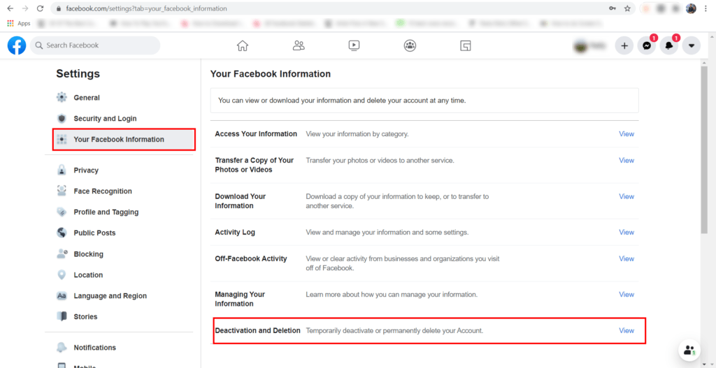 How to Delete FB Account Permanently on Mobile