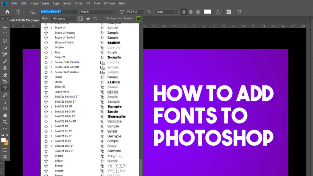 How to Download Fonts into Photoshop
