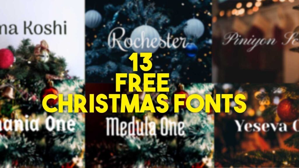 Free Christmas fonts