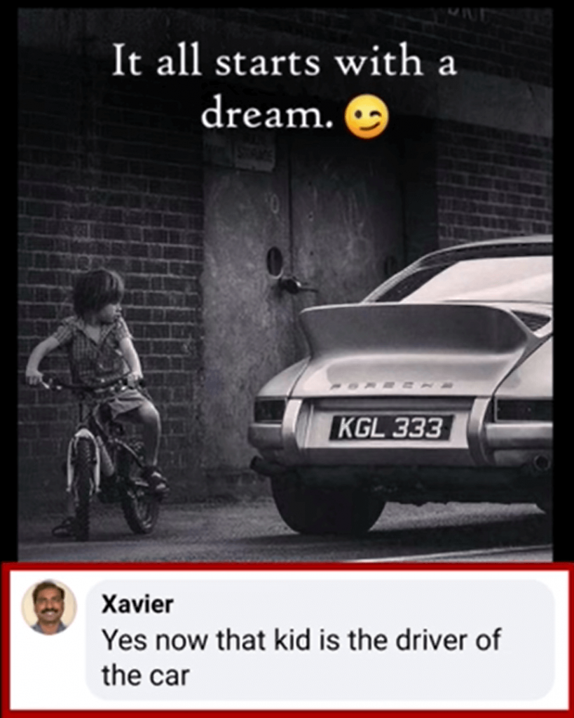 Facebook Xavier Comments