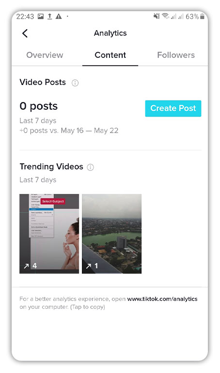 How to Check Analytics on TikTok