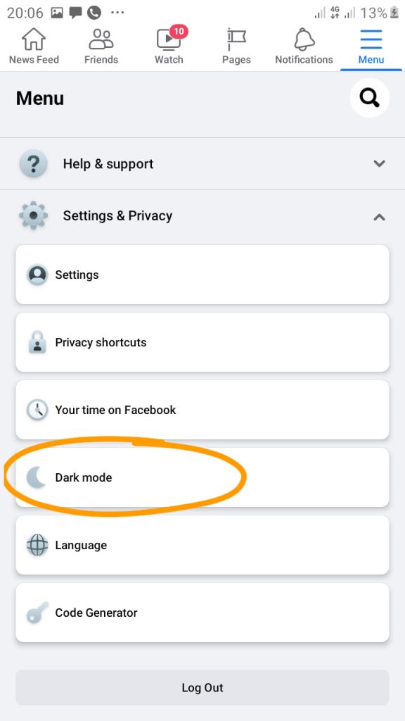 How to Get Dark Mode on Facebook