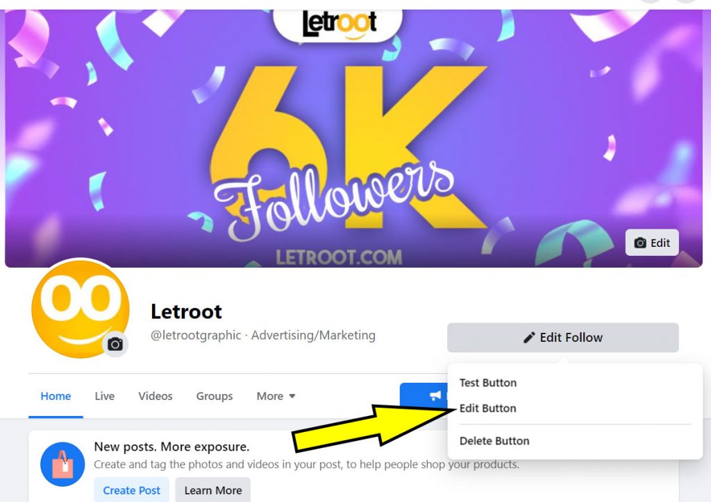 How to Add a Follow button on Facebook Page