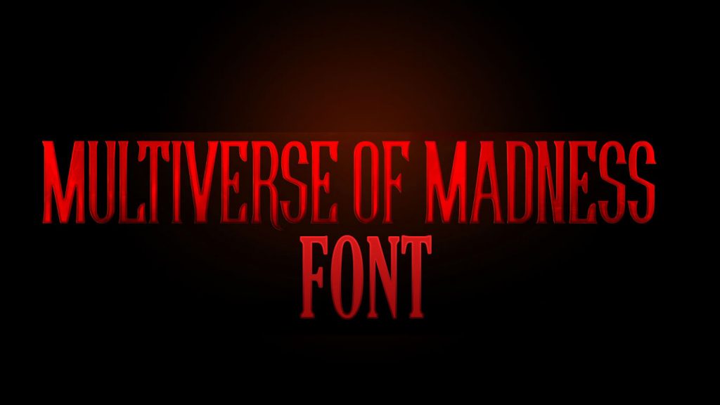 Doctor Strange in the Multiverse of Madness Font
