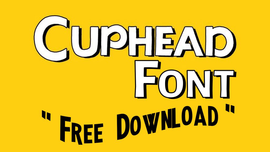 Cuphead Font
