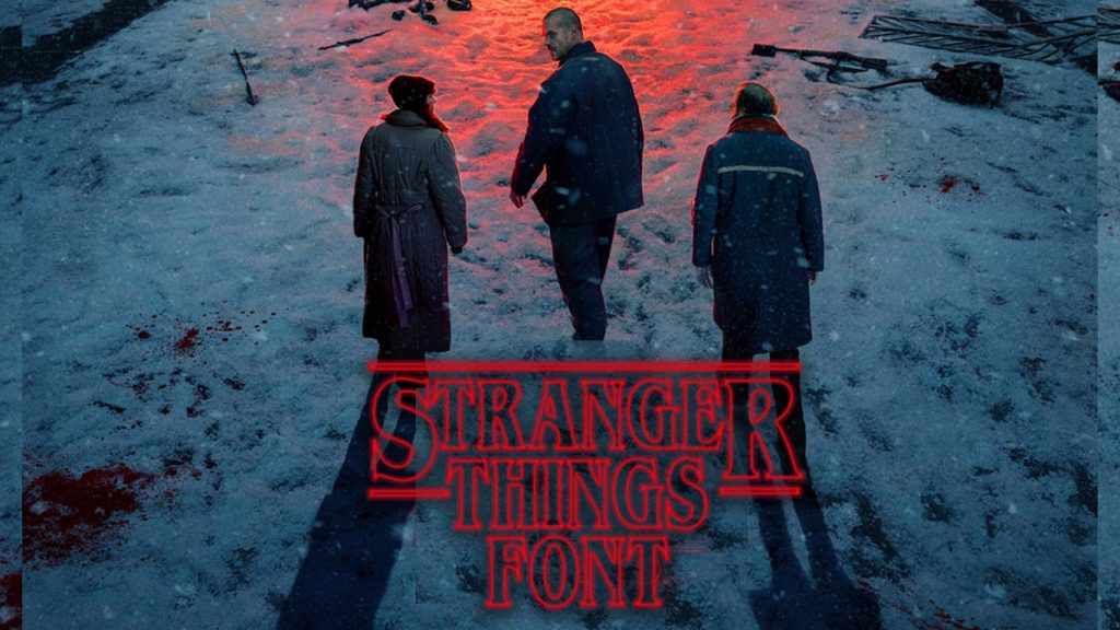 Stranger Things 4 Font