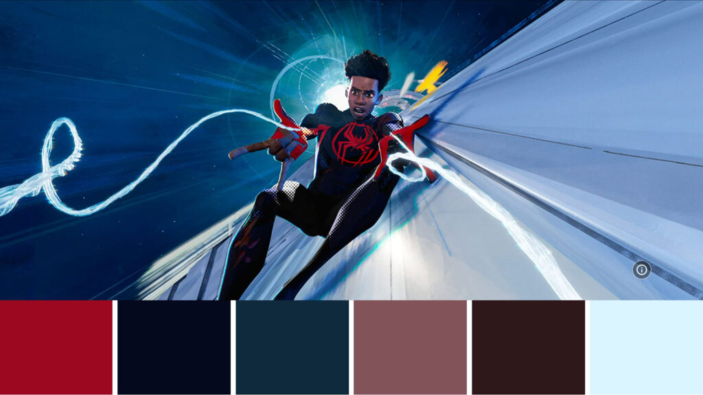 Spider-Man: Across the Spider-Verse Color Palette