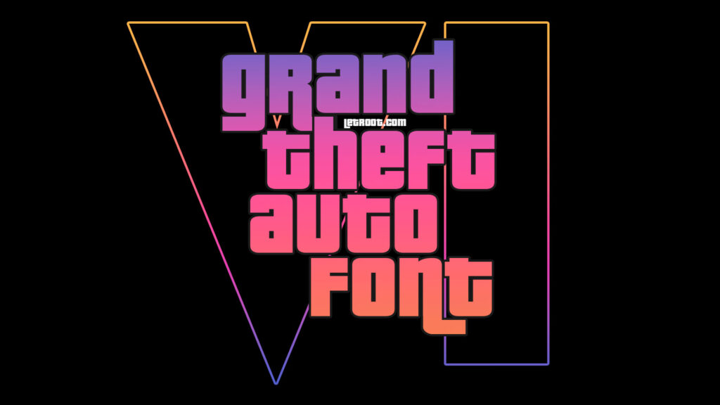 Grand Theft Auto VI Font